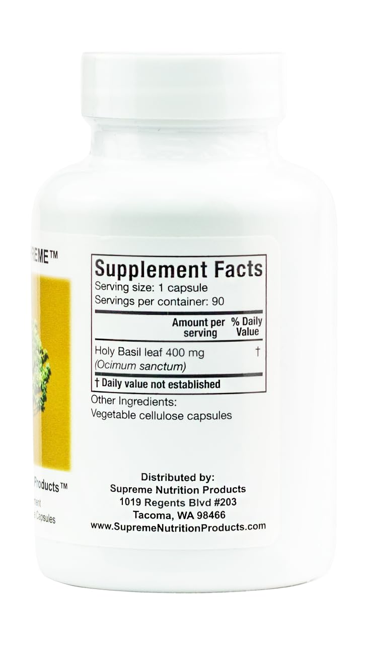 Supreme Nutrition Tulsi Supreme – Holy Basil Capsules (90 Vegetarian)