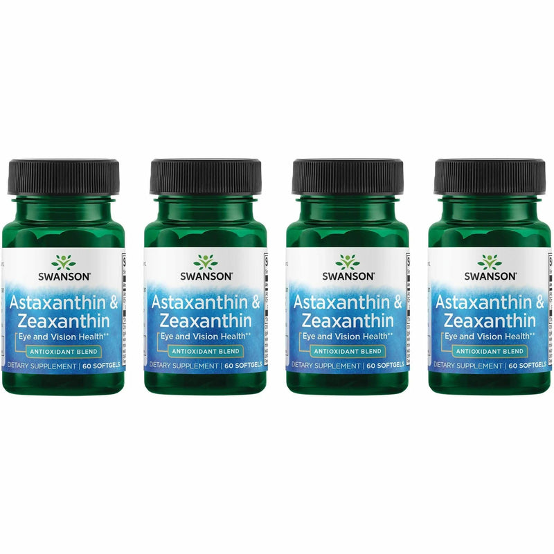 Swanson Astaxanthin & Zeaxanthin Eye Health – 60 Softgels