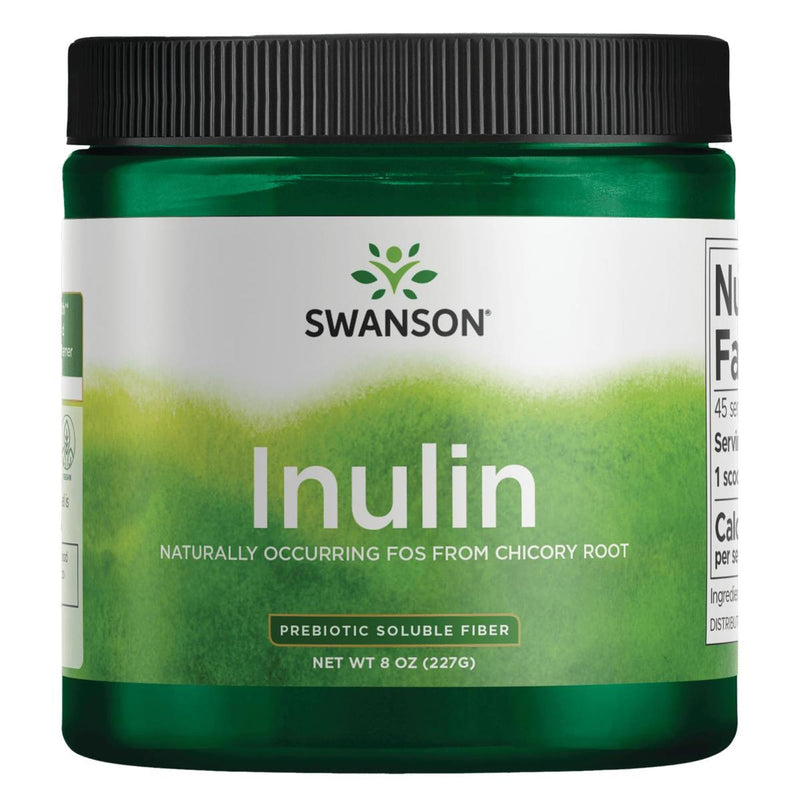 Swanson Inulin Prebiotic Powder – Digestive Health Support (8 oz)