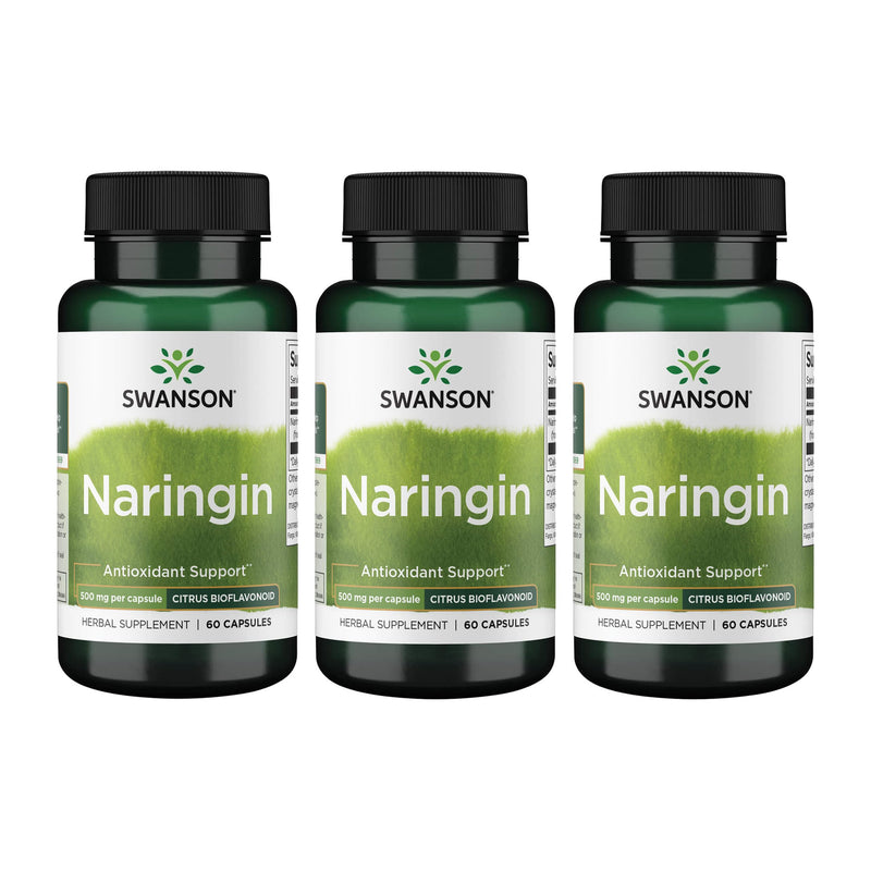 Swanson Naringin 500 mg – 60 Capsules (3 Pack)