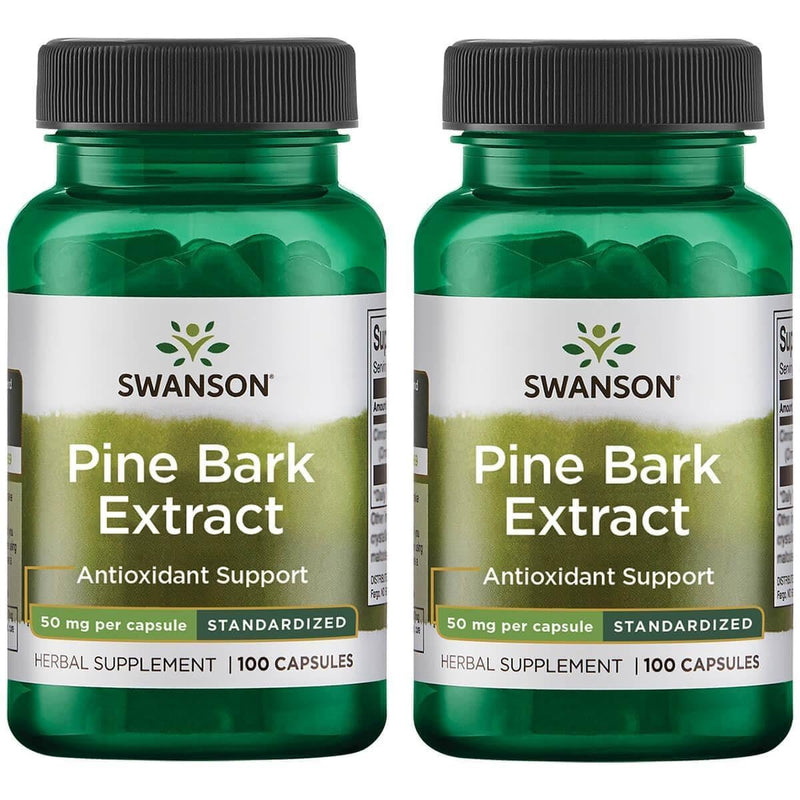 Swanson Pine Bark Extract 50 mg – 100 Capsules (2 Pack)