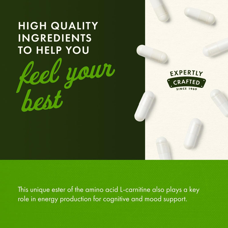 Swanson Acetyl-L-Carnitine – Cognitive Support & Muscle Health (2-Pack, 100 Veggie Caps)