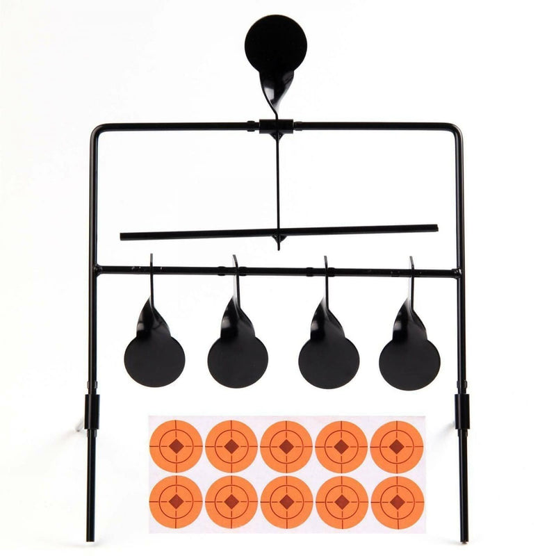 Gallery Swinging Auto Reset Metal Target Set Black 36cm