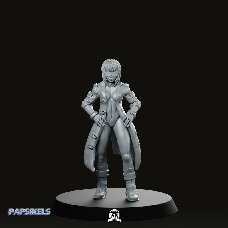 Synthetic Augmented Cybernetic Human 2nd Gig Miniature Cyberpunk