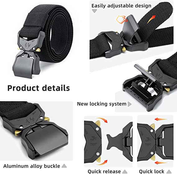 Quick Release Tactical Belt