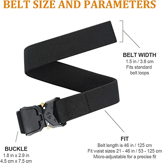 Quick Release Tactical Belt