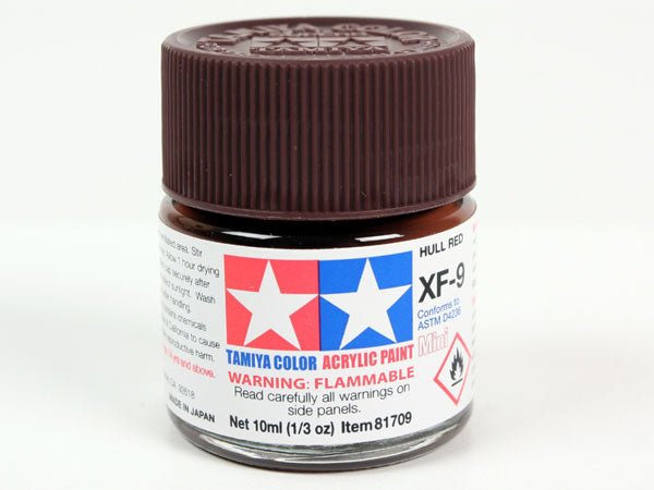Tamiya Acrylic Paint Mini XF-9 Hull Red