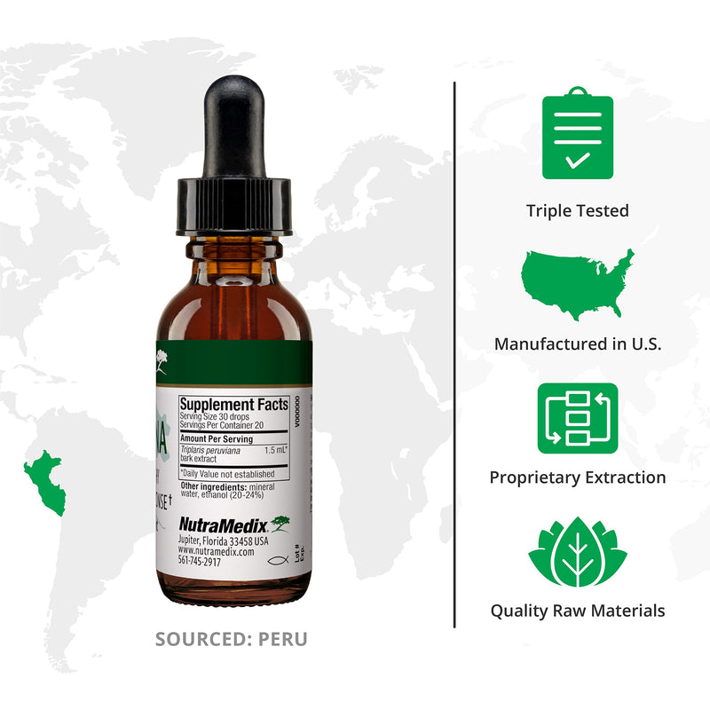 NutraMedix Tangarana Drops - Palo Santo Extract for Inflammatory Support (1oz/30ml)