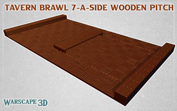7 A Side Fantasy Football Pitch For Blood Bowl, 7s,  Blitz Bowl, Battle Ball etc