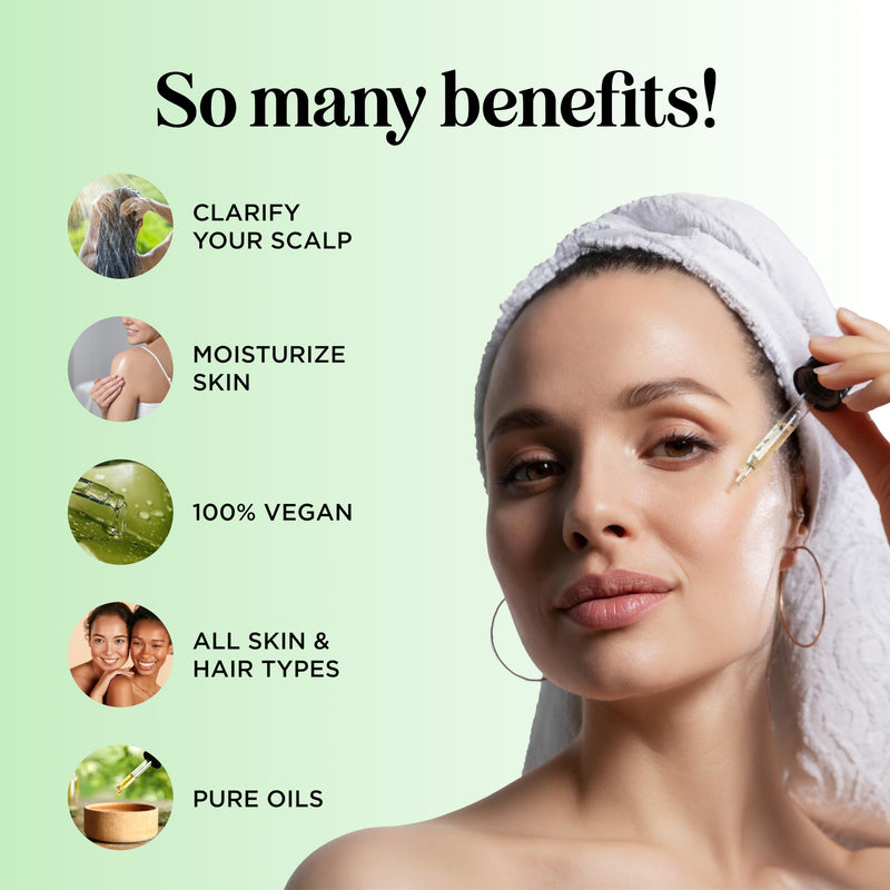Pure Tea Tree Oil 4 oz – 100% Pure & Undiluted (Hair, Skin & Nails)