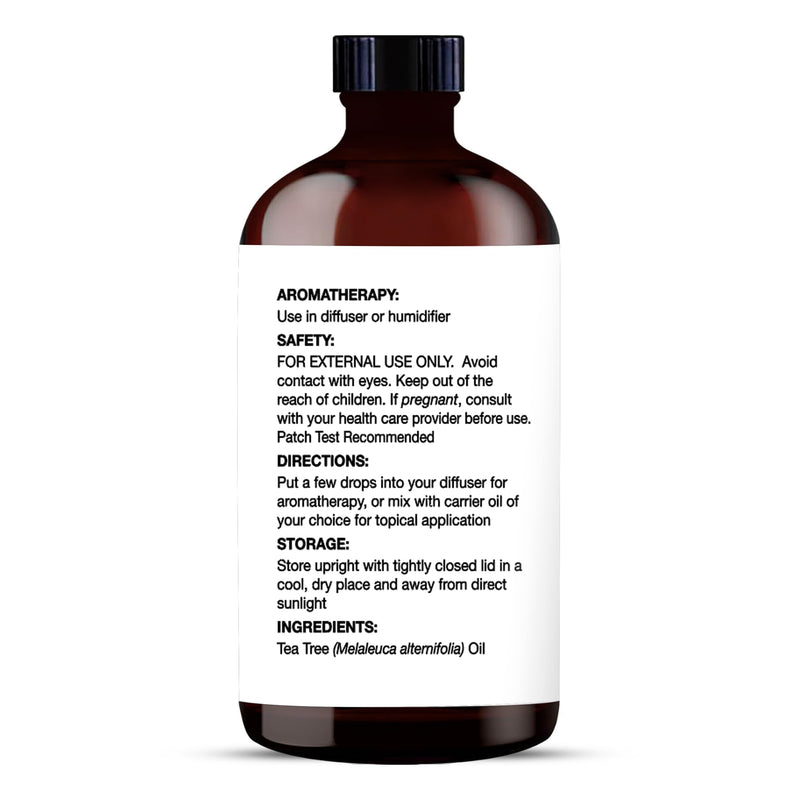 Tea Tree Essential Oil 4 fl oz – Majestic Pure, 100% Pure & Natural, Glass Dropper