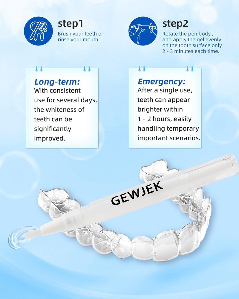 Teeth Whitening Pen 3 Pcs – 35% Carbamide Peroxide Gel, Gentle & Travel-Portable