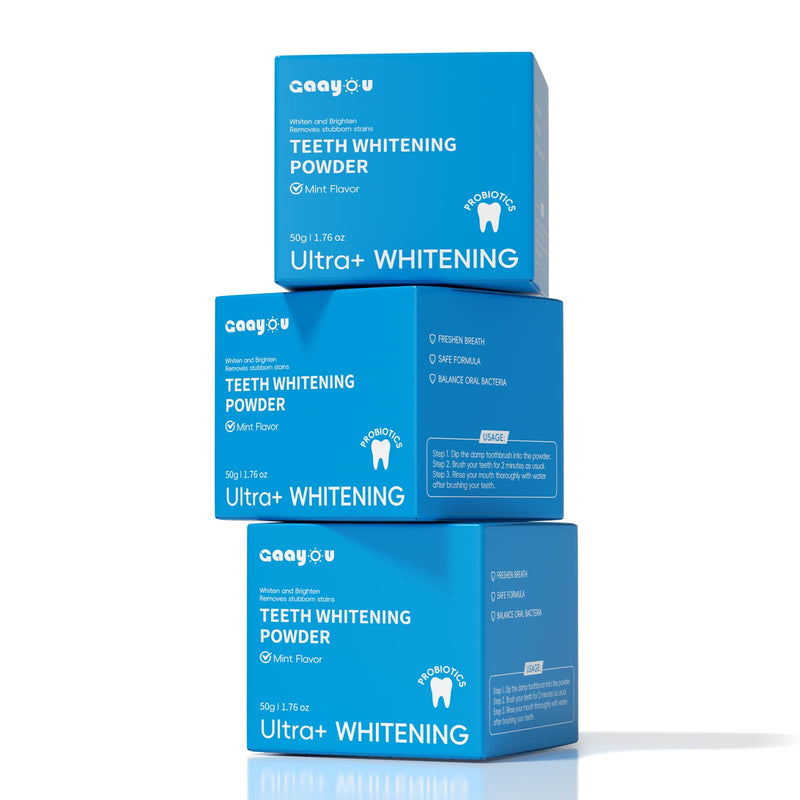 Teeth Whitening Powder – Remineralizing Mint Tooth Powder (50g / 1.76oz)