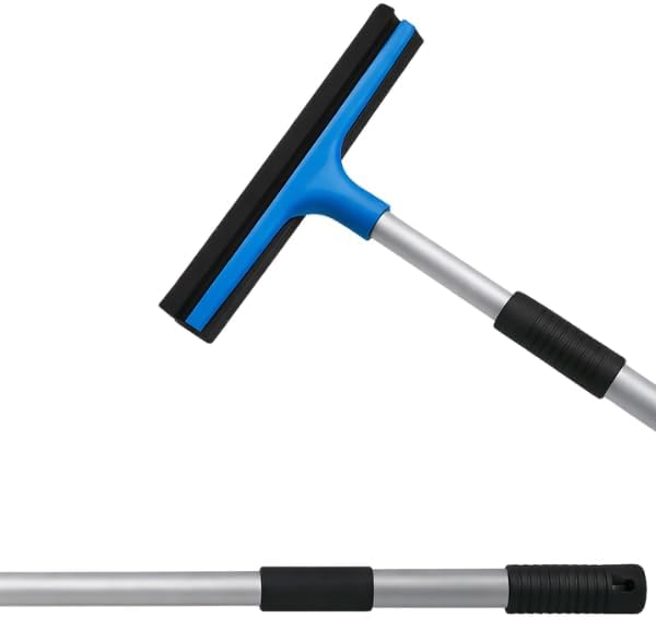 Telescopic Window Squeegee with Sponge & Rubber Blade 45–75cm