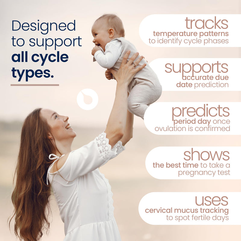 Tempdrop Wearable Ovulation Tracker – Sleep BBT Monitor for Fertility & Cycles