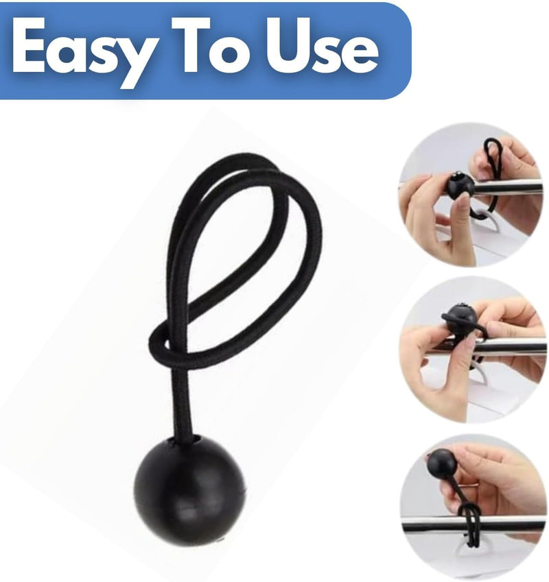 Bungee Cords with Balls 12 Pack Heavy Duty 6 Inch
