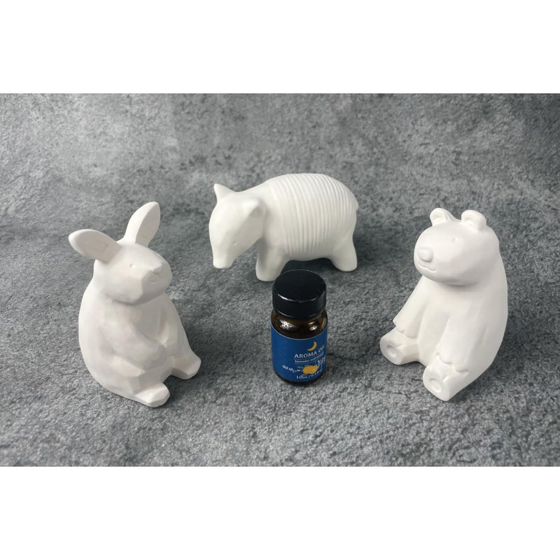 Terra Distribution Passive Stone Diffuser 3pcs Set – Made in Japan | Non-Electric Ceramic Aromatherapy