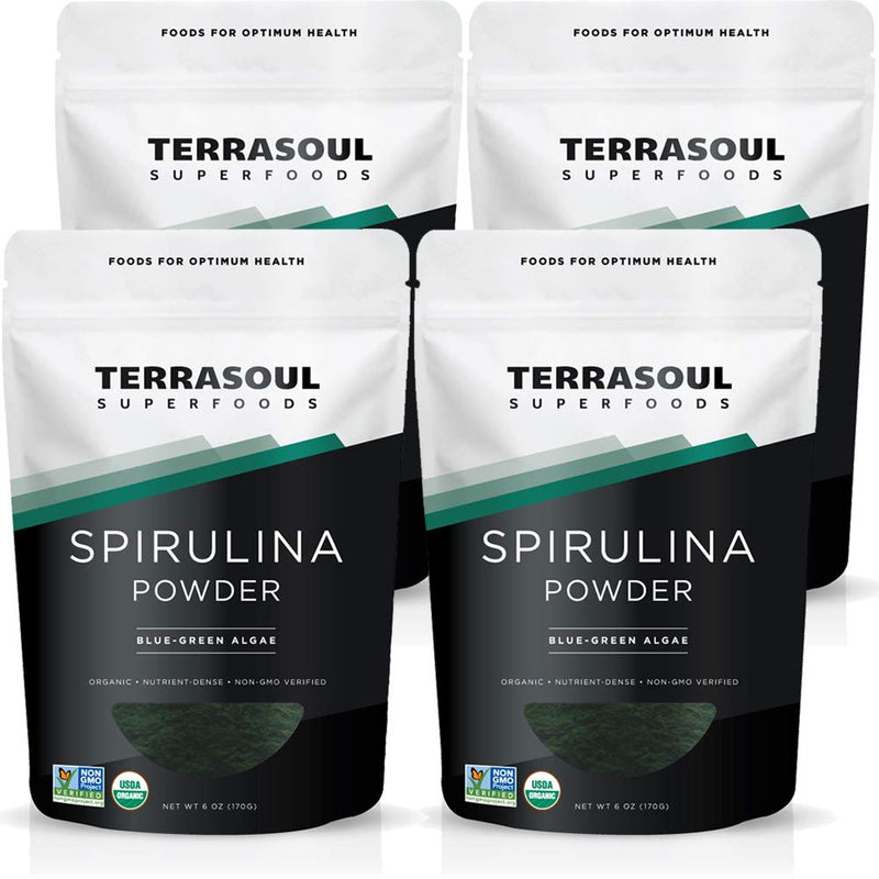 Terrasoul Spirulina Powder Organic, 24 oz – Non-GMO, Gluten-Free, Vegan