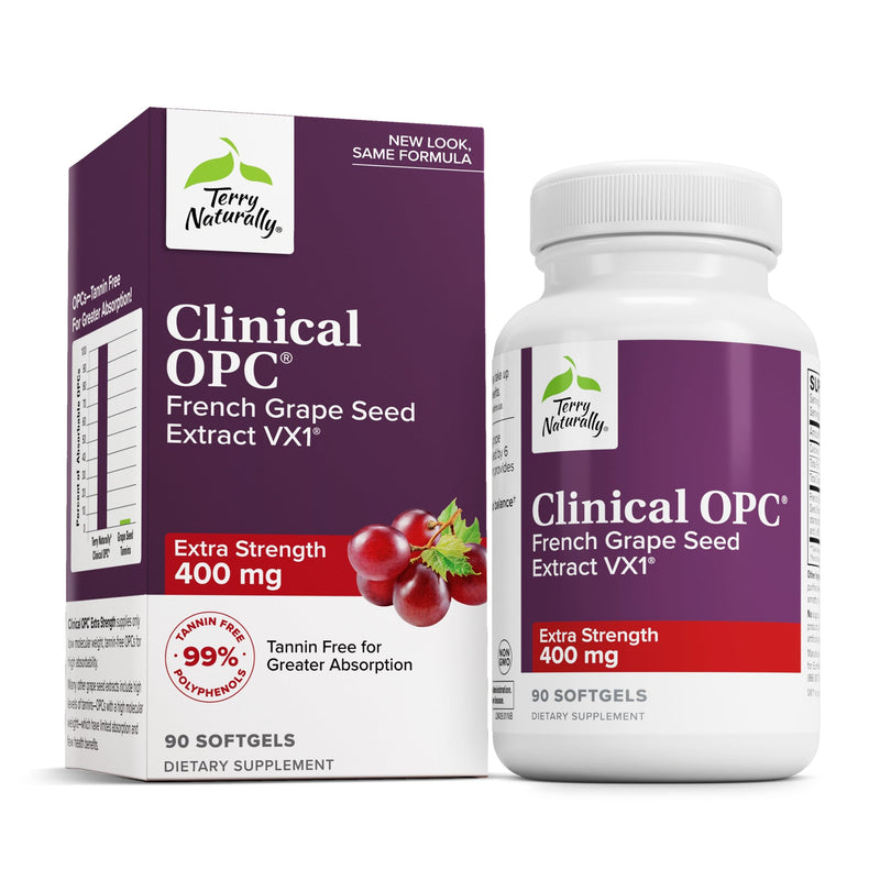 Terry Naturally Clinical OPC Extra Strength – Heart & Artery Support & Focus