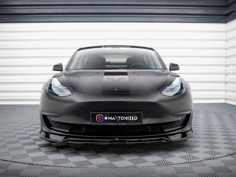 Maxton Design - FRONT SPLITTER V.3 TESLA MODEL 3 (2017-2023)
