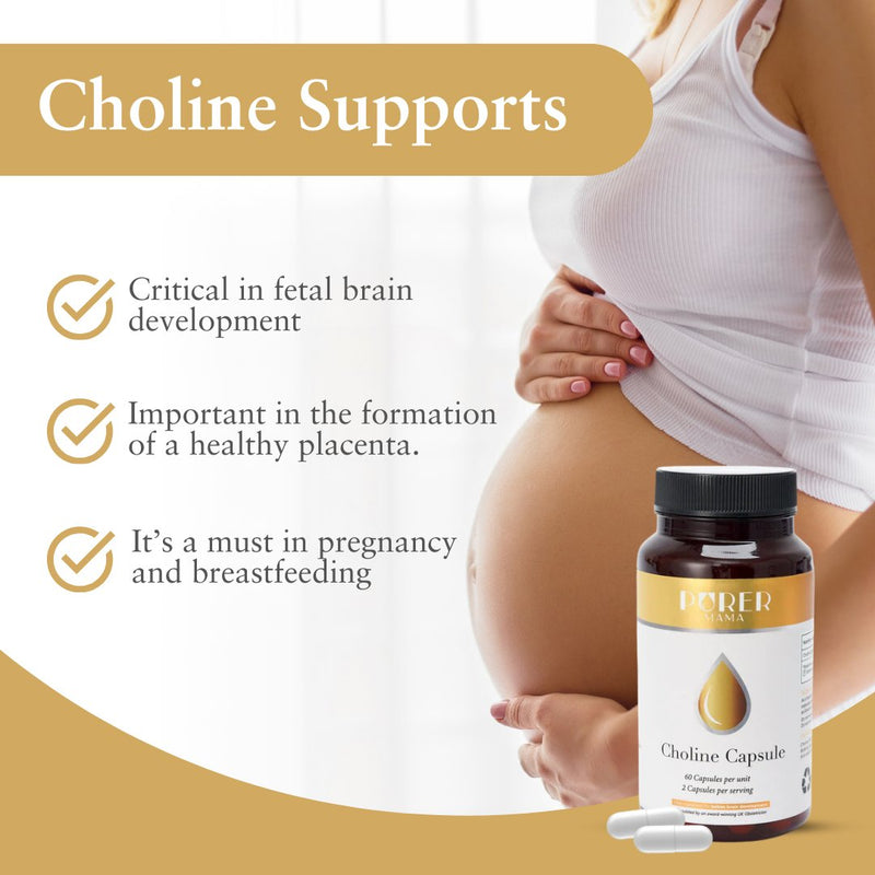 Choline Bitartrate Food Supplement – 60 Vegan Capsules