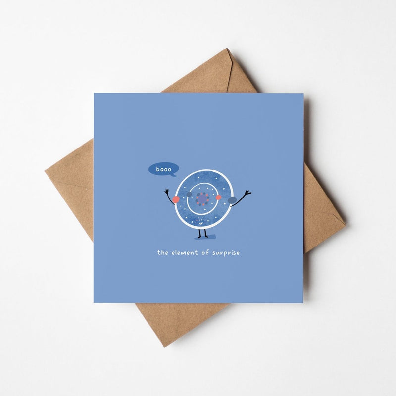Kawaii Science Card - Cute Periodic Table Greeting Card | STEM Teacher Gift