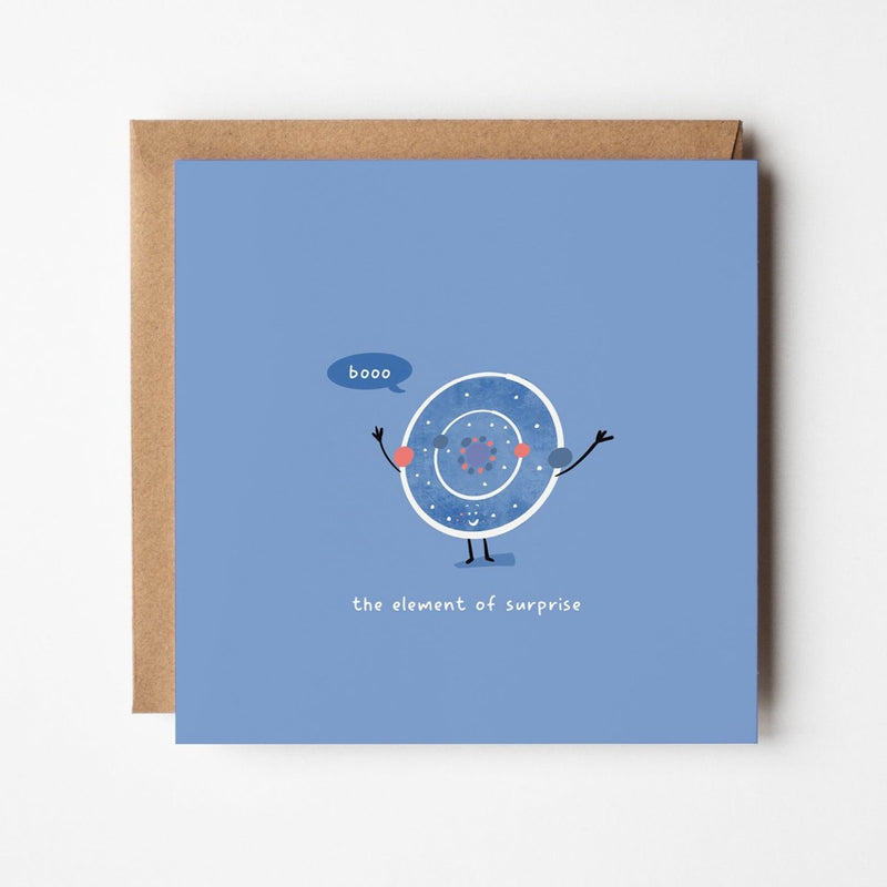 Kawaii Science Card - Cute Periodic Table Greeting Card | STEM Teacher Gift