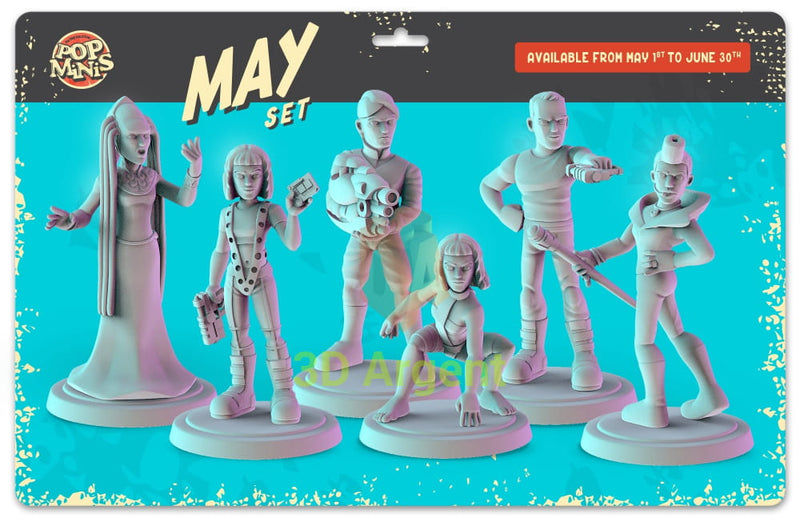 The Fifth Element Figures compatible D&D DragonLance Miniatures Pop Minis