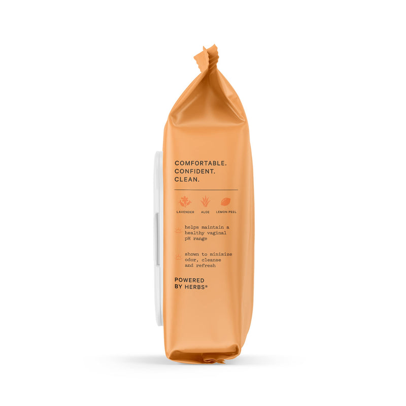 The Honey Pot Company - Feminine Wipes, Daily pH Balance, Fragrance & Sulfate Free, Normal 30 ct