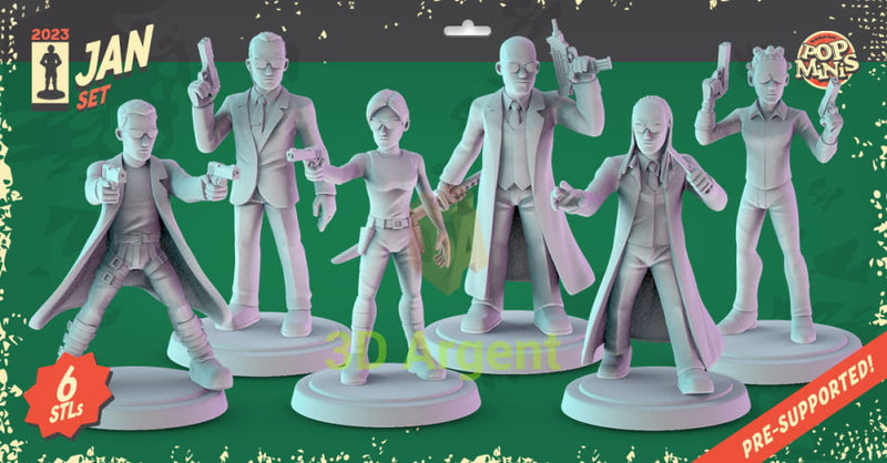 The Matrix Figures compatible D&D DragonLance Miniatures Pop Minis