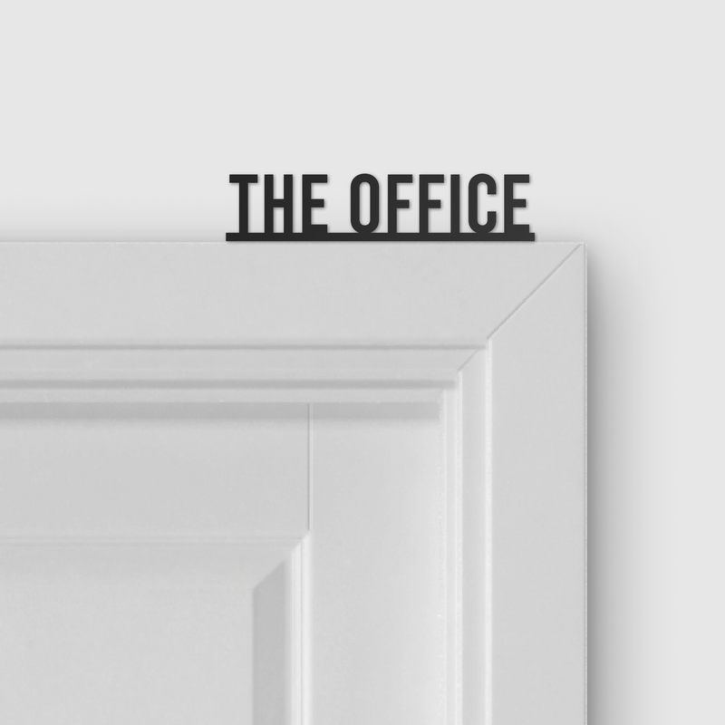 THE OFFICE door topper and door tag