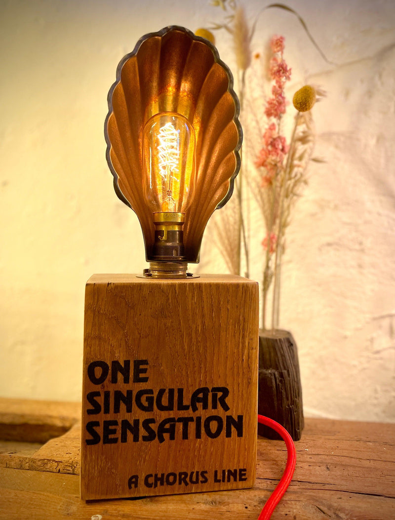 Theatre Footlight Personalised Table Lamp