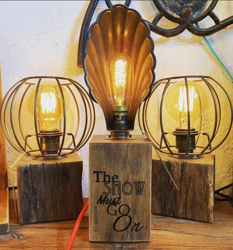 Theatre Footlight Personalised Table Lamp