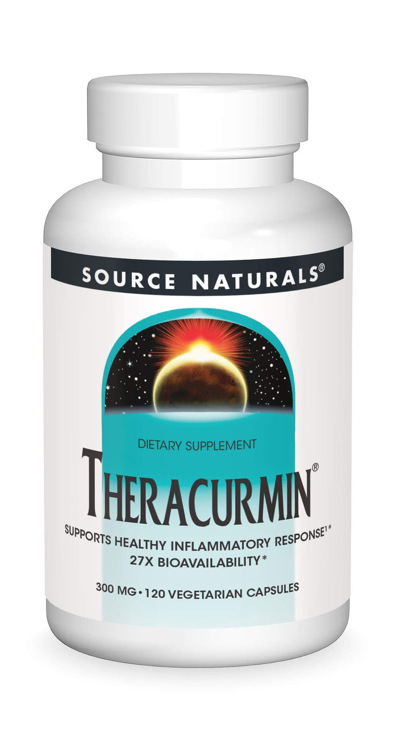 Source Naturals Theracurmin 300 mg - 120 Veg Capsules | Inflammatory Support