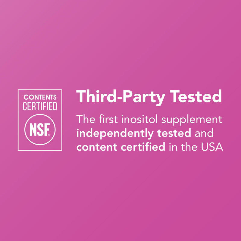 Theralogix Ovasitol Inositol Powder Packets – 90-Day Supply, NSF Certified