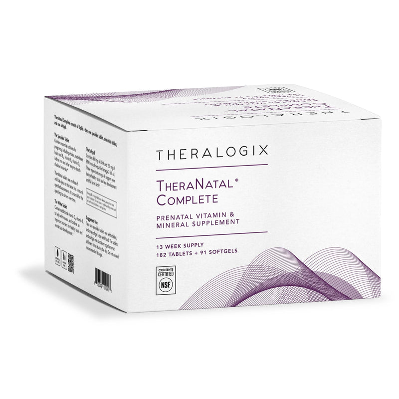 Theralogix TheraNatal Complete Prenatal Vitamin – 91-Day Supply, NSF Certified