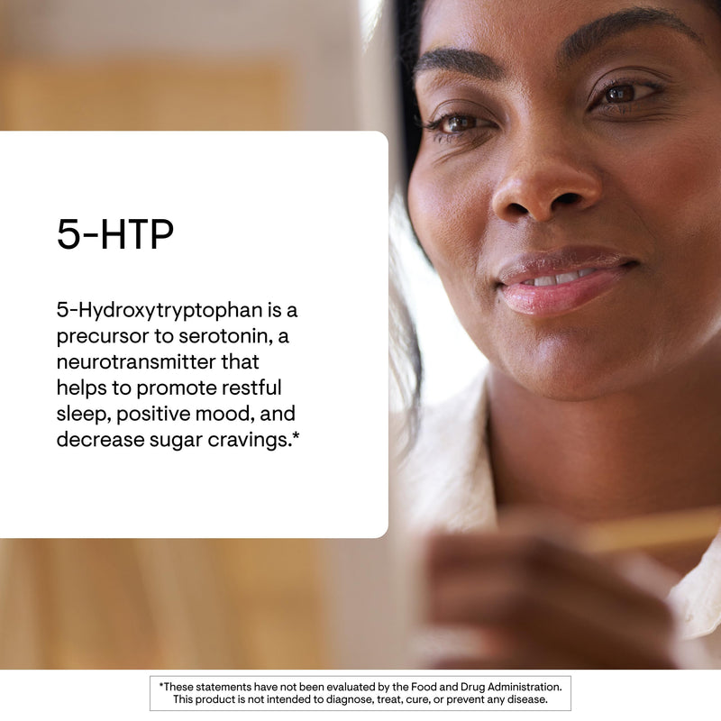 THORNE 5-HTP with Vitamin B6 — Sleep, Stress & Craving Support | Gluten, Dairy & Soy Free | 90 Capsules