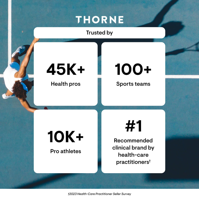THORNE Magnesium Glycinate – 90 Servings | Sleep, Relaxation, Heart Health & Metabolism*