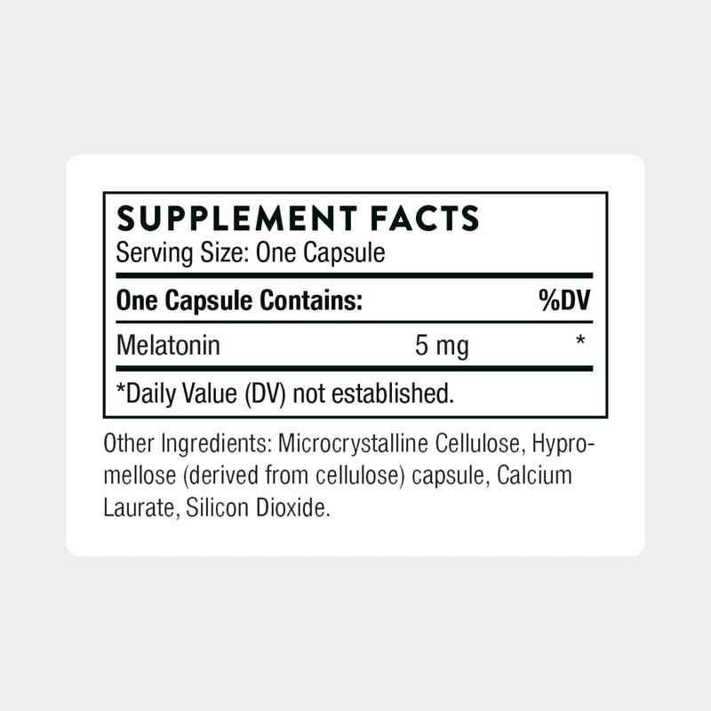 THORNE Melaton-5 5mg Melatonin | Restful Sleep & Circadian Support