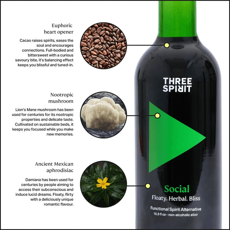 Three Spirit Social Elixir, 50cl