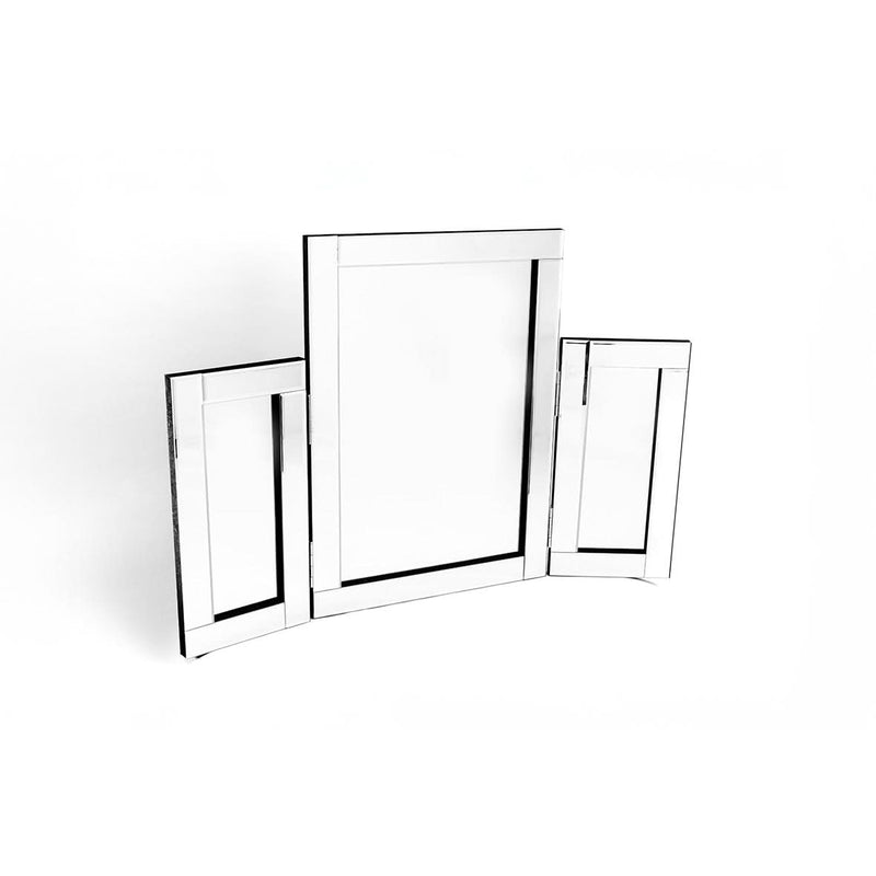 Luxury Tri Fold Dressing Table Mirror Freestanding Vanity Mirror