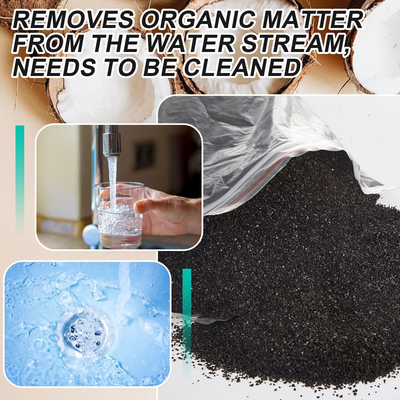 Threlaco 10lbs Activated Charcoal Powder — GAC Pellets for Water & Air Filtration