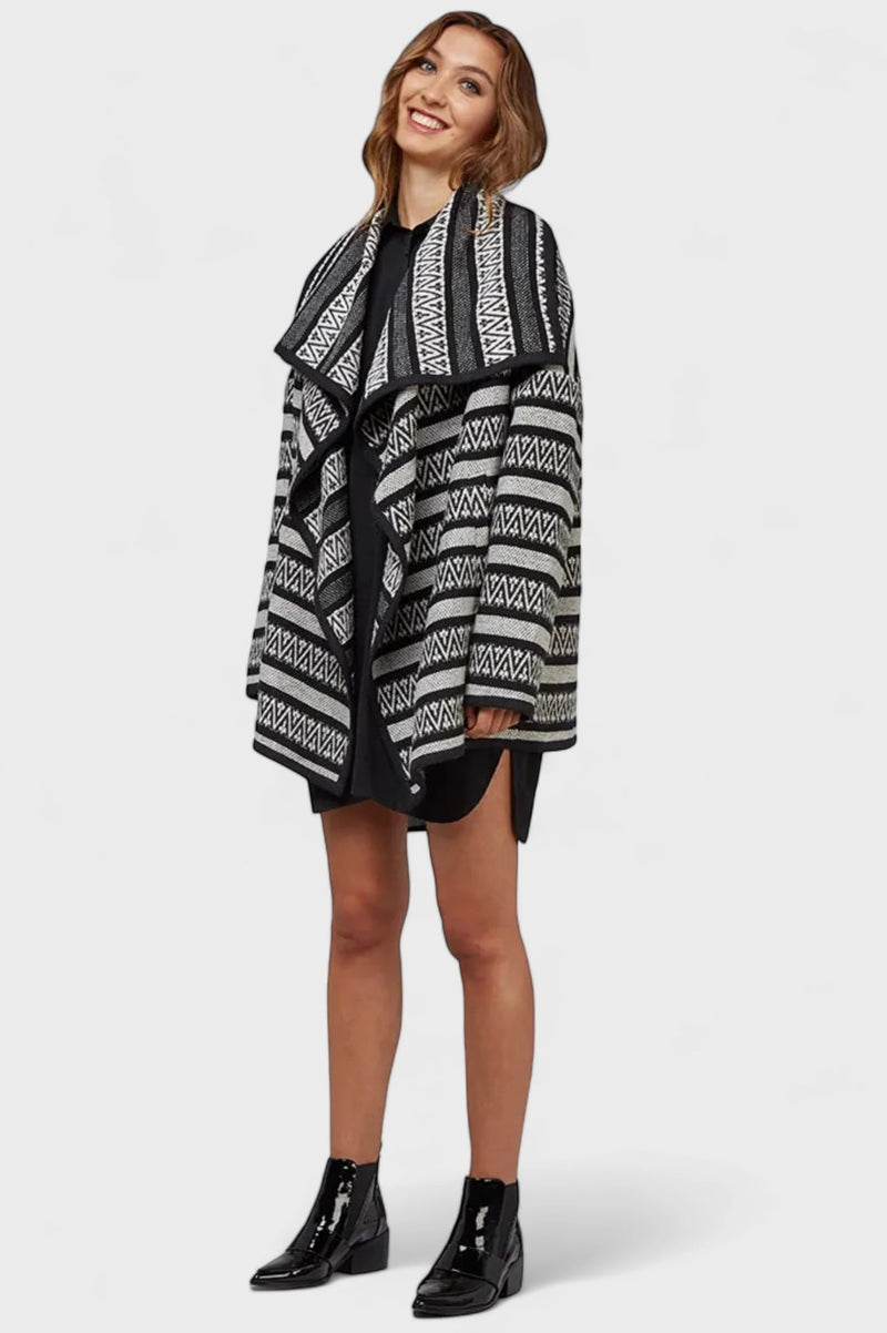 Wyomey Blanket Jacket in Monochrome