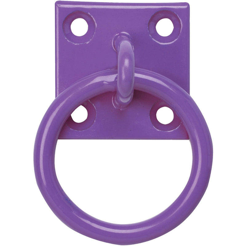 Tie Ring on Plate Purple