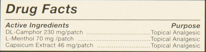 Tiger Balm Pain Relieving Patch – Large, Pack of 2 (8 Patches)