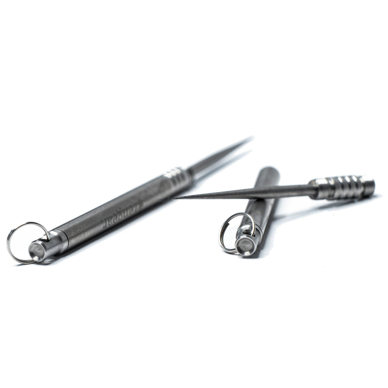 Titanium Toothpick EDC and Keyring - Portable, Reusable for Travel