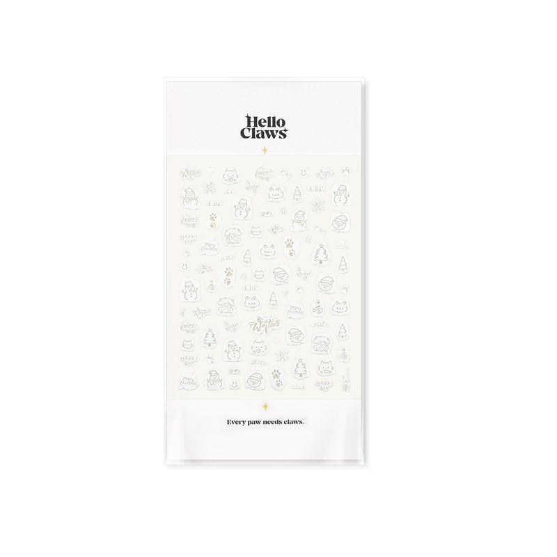 Hello Claws | Snow Nail Deco Sticker