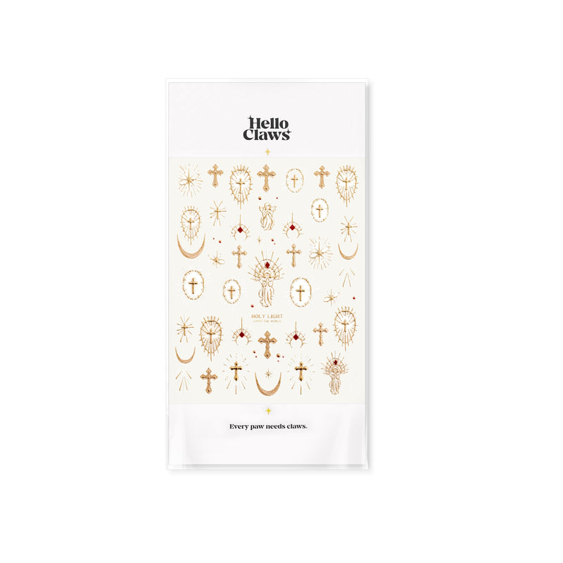 Hello Claws | Holy Light Jesus Nail Deco Sticker