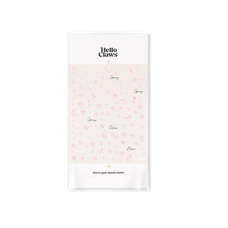 Hello Claws | Pink Cherry Blossom Nail Deco Sticker