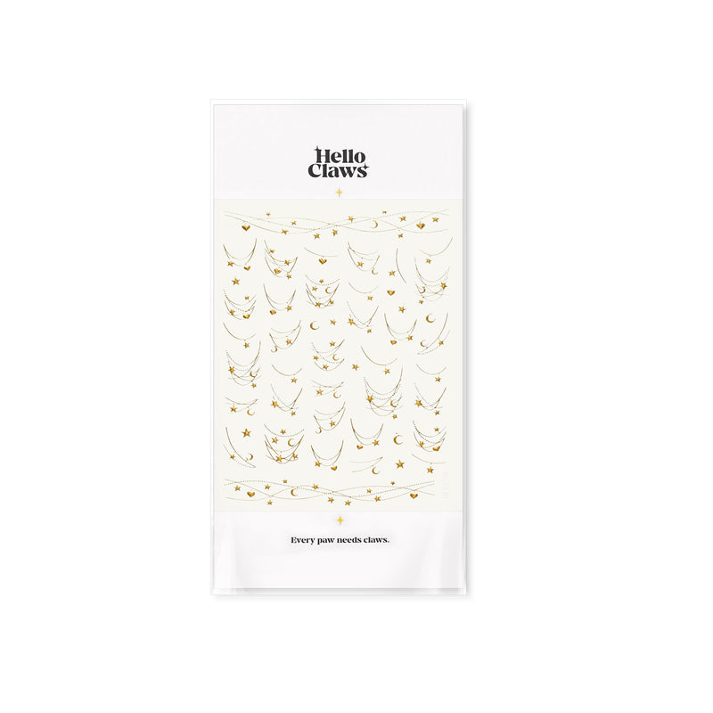 Hello Claws | Star Necklace Nail Deco Sticker